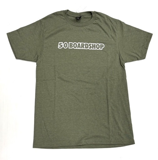 T-Shirt 5-0 Panel - Olive heather 