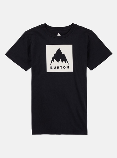 BURTON KIDS HIGH MOUNTAIN SHORT SLEEVE TEE - TRUE BLACK