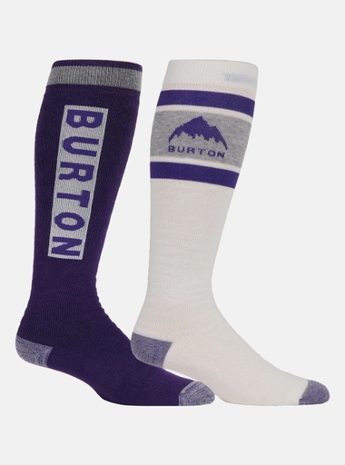 BAS BURTON WEEKEND MIDWEIGHT SOCK 2 PK - IMPERIAL PURPLE
