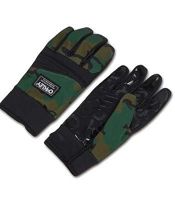 OAKLEY PRINTED PARK B1B GLOVES - TIGER CAMO GREEN