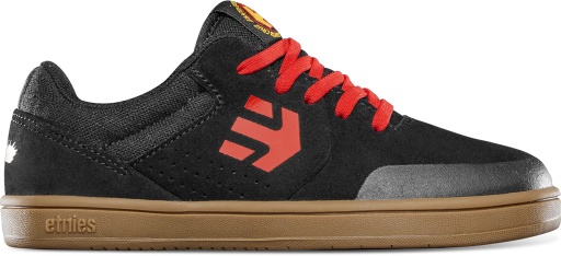 ETNIES MARANA KIDS X SANTA CRUZ SHOES - BLACK/RED/GUM