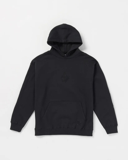 VOLCOM TT B IGUCHI PULL OVER HOODIE - BLACK