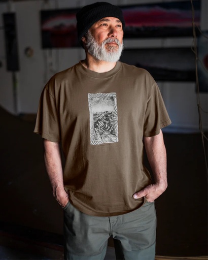 T-SHIRT VOLCOM TT B IGUCHI VALLEY TEE - DARK EARTH