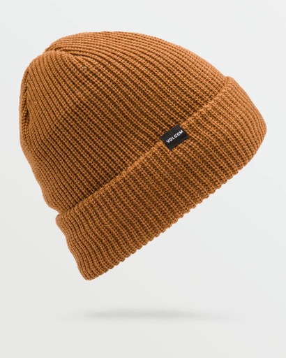 VOLCOM SWEEP LINED BEANIE - CARAMEL