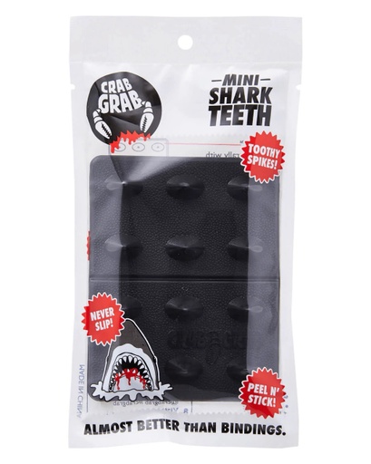CRAB GRAB MINI SHARK TEETH - BLACK