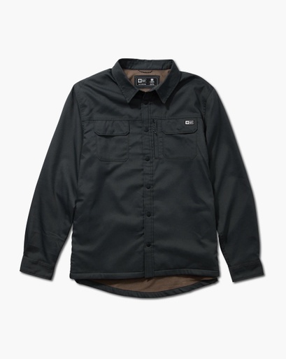 CHEMISE SALTY CREW FATHOM LS TECH SHACKET - CHARCOAL