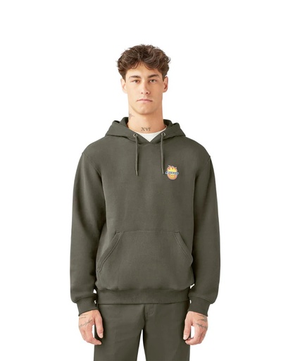 DICKIES X SPITFIRE HOODIE - OLIVE GREEN