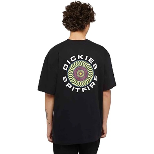 T-SHIRT DICKIES X SPITFIRE BOYS - NOIR