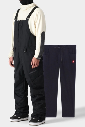 686 SMARTY 3IN1 CARGO BIB - BLACK