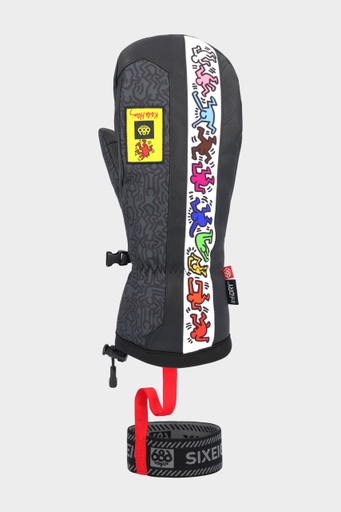 686 TEAM MERINO MITTENS - KEITH HARING BLACK