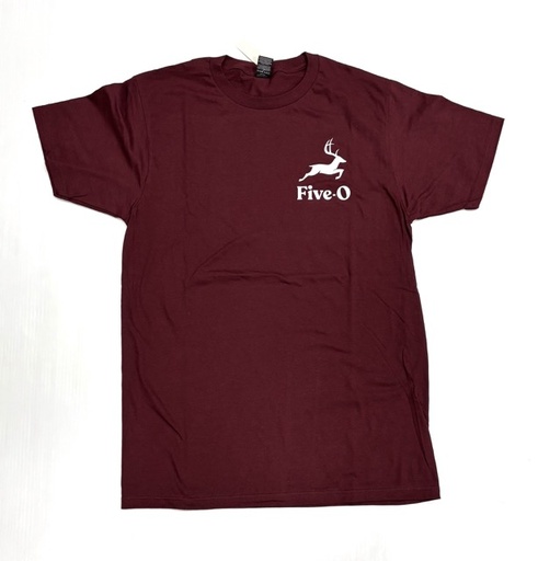 T-Shirt 5-0 Shooter - Burgandy