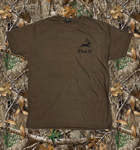 T-Shirt 5-0 Shooter - Brown heather 