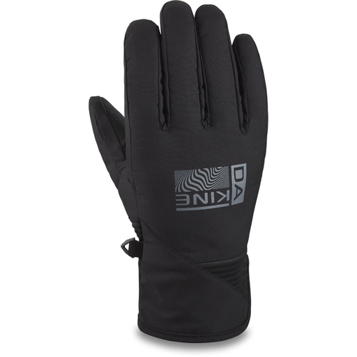 DAKINE CROSSFIRE SHORT GLOVE - BLACK FOUNDATION