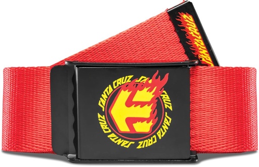 ETNIES X SANTA CRUZ FLAME BELT - RED