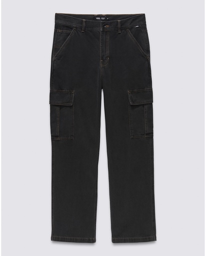 PANTALON VANS SERVICE LOOSE CARGO DENIM -  PAVEMENT BLACK