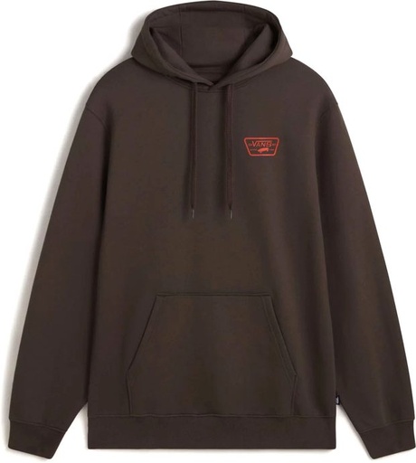 VANS FULL PATCHED PULL OVER HOODIE  - TURKISH COFFEE