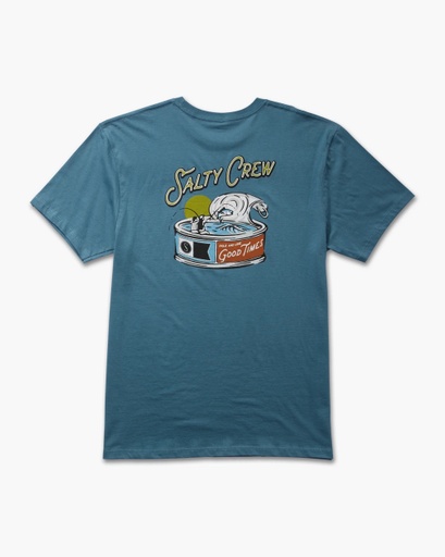 T-SHIRT SALTY CREW TUNA CAN PREMIUM - SLATE