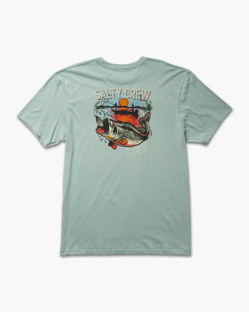 T-SHIRT SALTY CREW STRIKER PREMIUM - MACKEREL