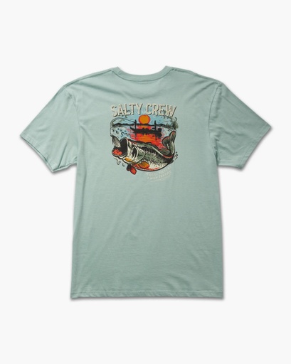T-SHIRT SALTY CREW STRIKER PREMIUM - MACKEREL