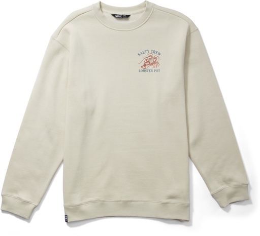 SALTY CREW  LOBSTER POT CREW FLEECE - BONE