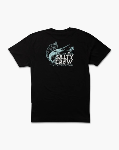T-SHIRT SALTY CREW SAILFISH CLASSIC - NOIR