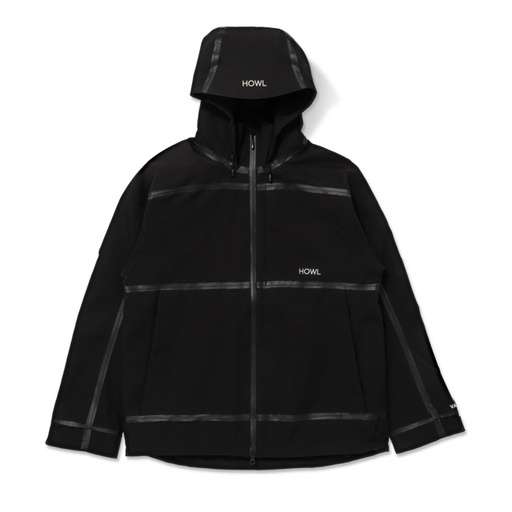 HOWL TAPED SNOW JACKET - BLACK