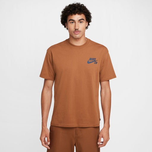 T-SHIRT NIKE SB TEE LOGO LBR - BRITISH TAN