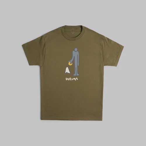 T-SHIRT AUTUMN GAME ON S/S TEE - ARMY