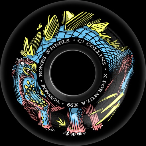 BONES WHEELSCOLLINS DINO-SORTAS X- FORMULA V6 WIDECUT 99A (53)
