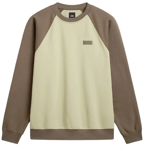 COTON OUATÉ VANS CORE BASIC CREW RAGLAN - ELM/BUNGEE