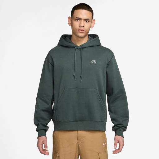 NIKE SB FLEECE ESSENTIAL HOODED - VINTAGE GREEN