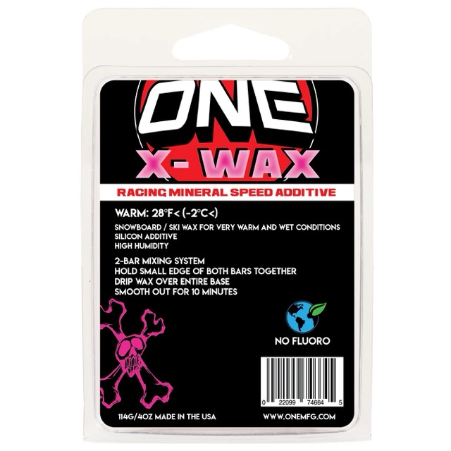 WAX ONEBALL X-WAX WARM 114G SNOWBOARD / SKI WAX   