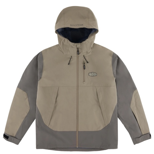 SOUVENIR 3 LAYER RIPSTOP SHELL JACKET - MUSHROOM