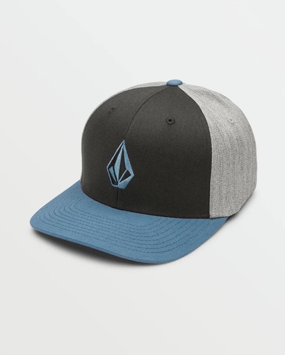 VOLCOM FULL STONE HTHR FLEXFIT - BLUE RINSE