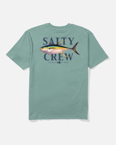 T-SHIRT SALTY CREW YELLOWFIN CLASSIC TEE - MACKEREL