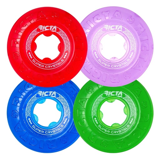 RICTA WHEELS SUPER CRYSTALS ASSORTED 95A 54mm