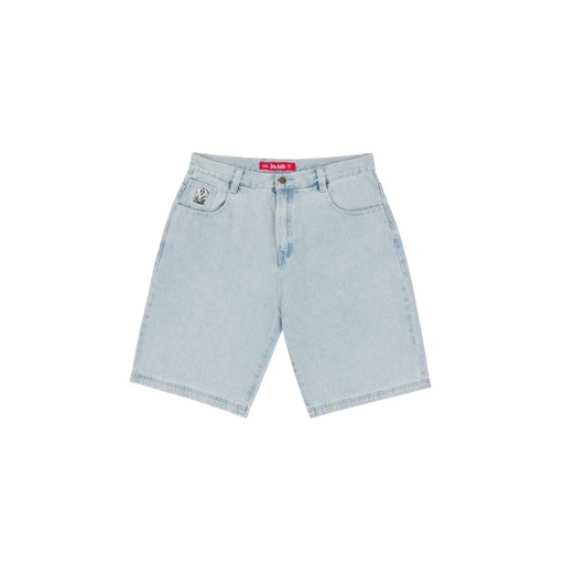 LOVIAH JHORTS DENIM SHORTS- WHITE BLUE WASH