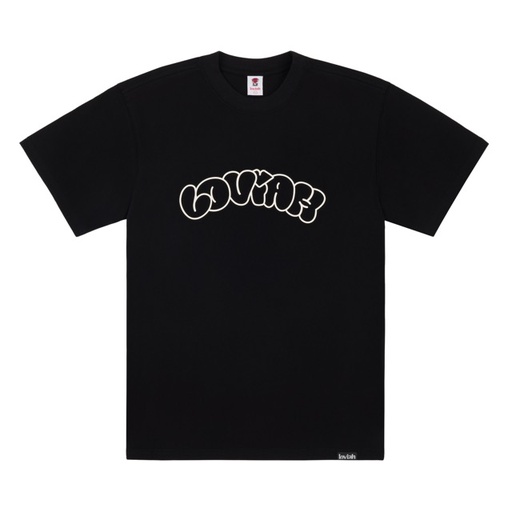 LOVIAH BUBBLE SHORT SLEEVE TEE - BLACK