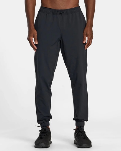 RVCA SPECTRUM TECH SLIM FIT PANTS - BLACK