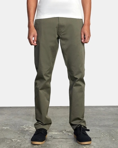 PANTALON RVCA WEEKEND STRETCH STRAIGHT FIT - OLIVE