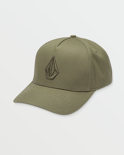 VOLCOM EMBOSSED STONE ADJ HAT - LIGHT OLIVE