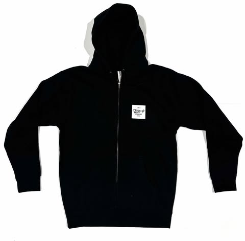 Hoody Zip 5-0 Square V2 - Black
