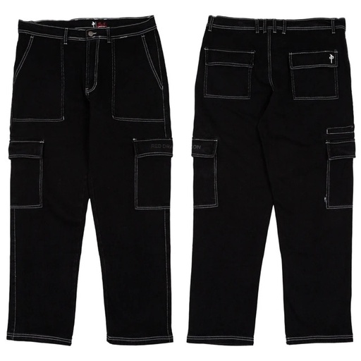 PANTALON RDS JEAN CARGO MICKY-  BLACK 