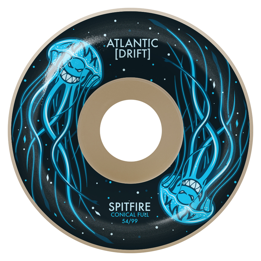 ROUE SPITFIRE 54MM F4 99D CONICAL FULL ATLANTIC DRIFT - NATURAL 