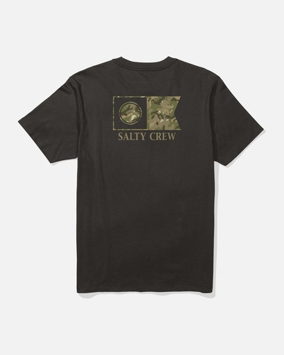 TSALTY CREW FLAGSHIP SHORT SLEEVE TEE - BLACK
