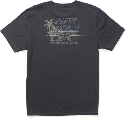 SALTY CREW FRAME SHORT SLEEVE TEE - CHARCOAL