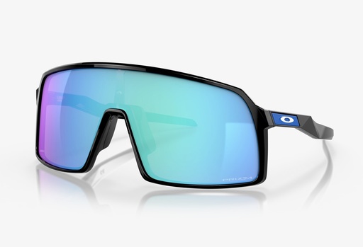 OAKLEY SUTRO SUNGLASSES - POLISHED BLACK W/ PRIZM EA SAPPHIRE