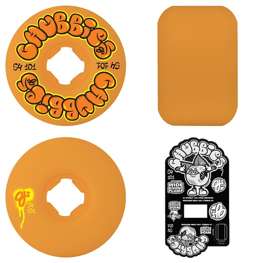 OJS WHEELS THROW UPS CHUBBIES CITRUS 101A 54mm