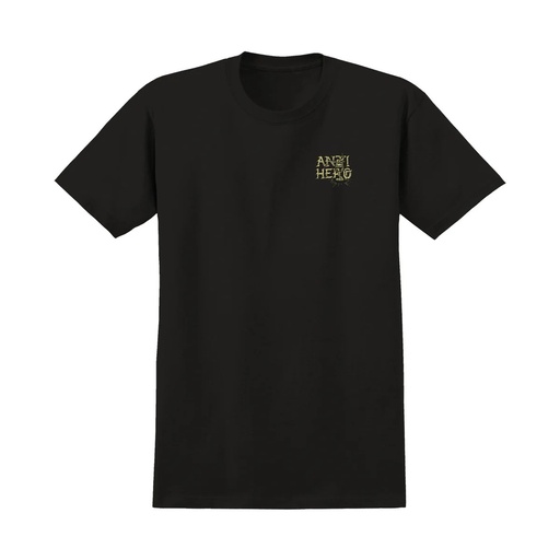 ANTIHERO T-SHIRT ABSENTES TEE - BLACK