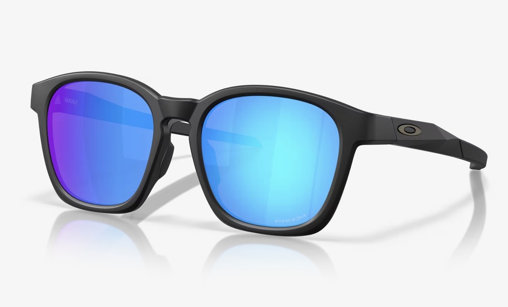 LUNETTE OAKLEY SHACKLE -  Matte Black W/ Prizm Sapphire